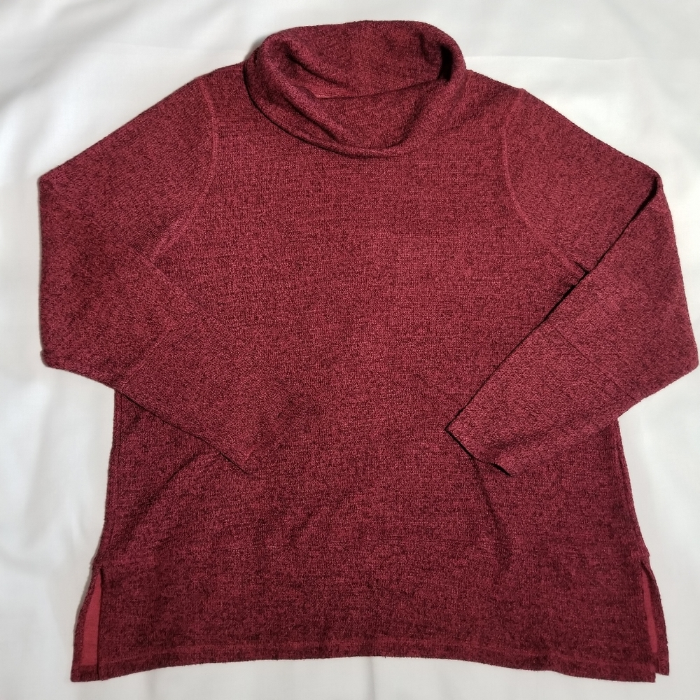 Sonoma Red Cowl Neck Sweater Size XXL